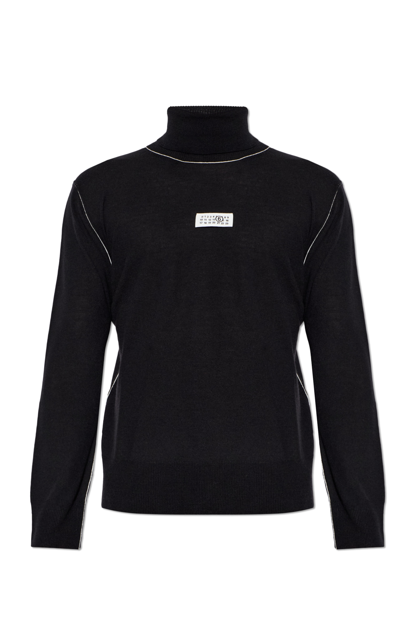MM6 Maison Margiela Turtleneck with contrasting stitching | Men's